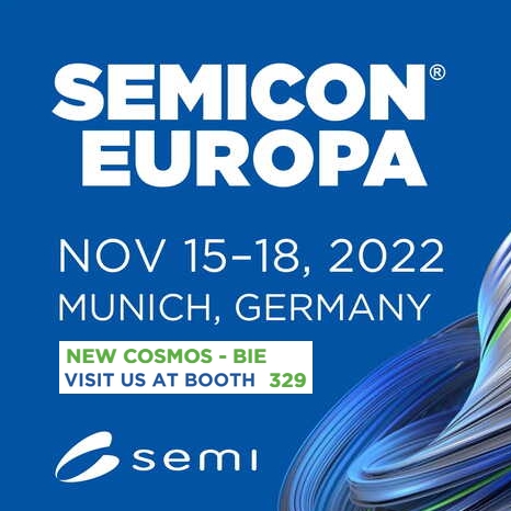 New Cosmos - BIE will exhibit at Semicon Europe