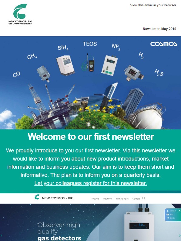 Newsletter New Cosmos - BIE